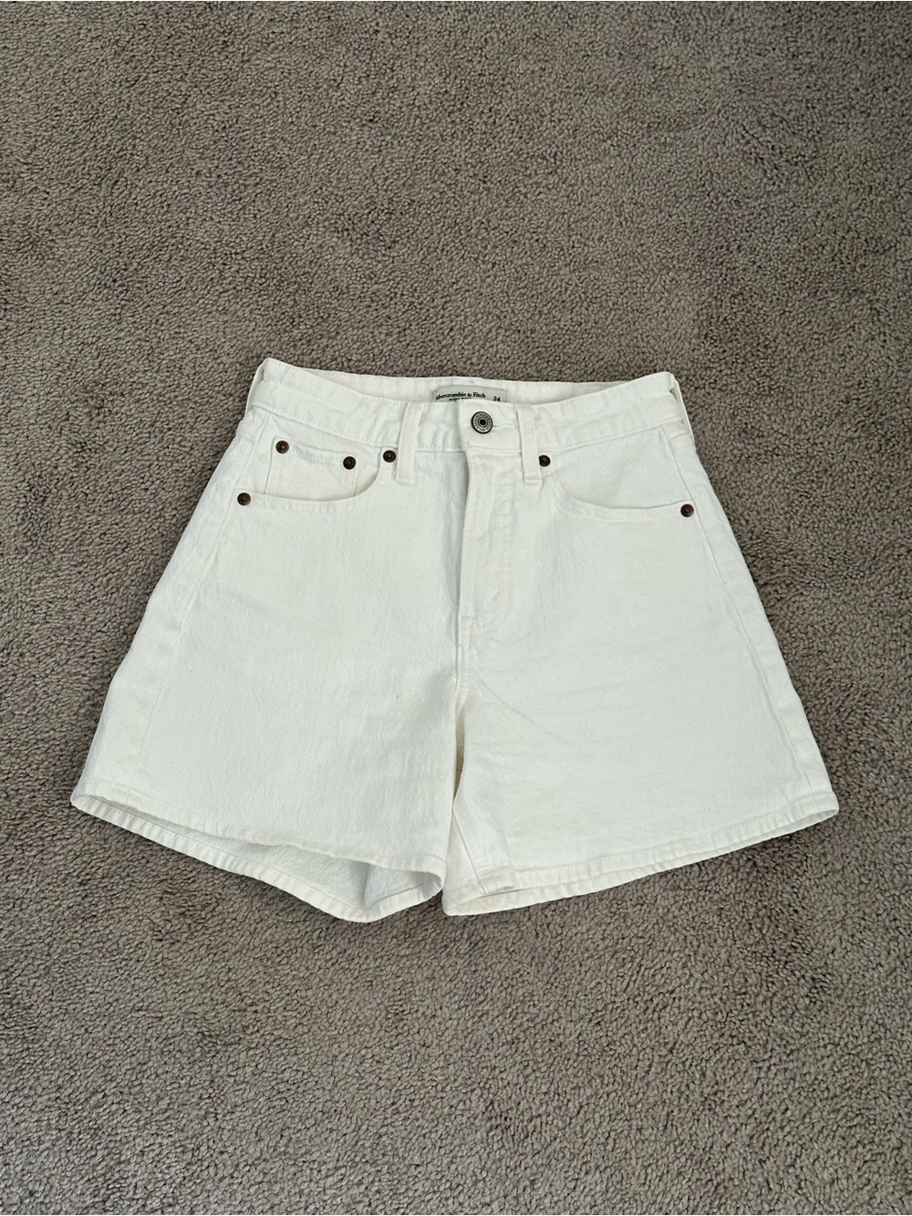 Abercrombie Curve Love High Rise Dad Shorts